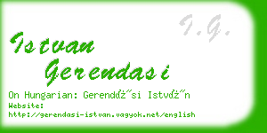 istvan gerendasi business card